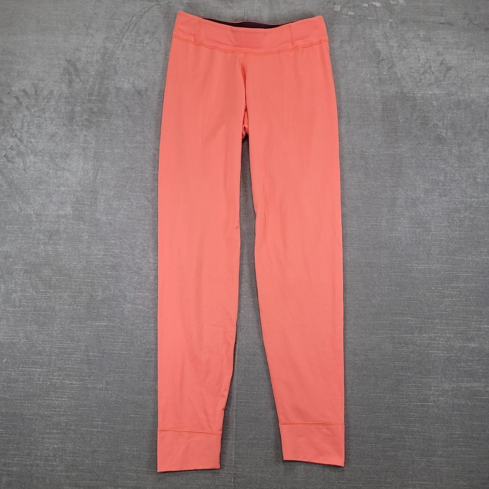 Patagonia Capilene Base Layer Athletic Yoga‎ Hiking Leggings Coral Size L 12